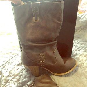 Brown boots